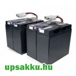 APC RBC11 akkumulátor csomag, akkupakk csatlakozókkal, készre szerelve