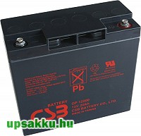 CSB GP 20Ah 12V UPS akkumulátor GP12200 (1 db) (<b>4 db</b> szükséges)