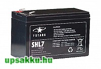 7 Stars SHL7 7Ah 12V UPS akkumulátor (long-life, 10év)  (<b>4 db</b> szükséges)