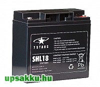 7 Stars SHL18 18Ah 12V UPS akkumulátor (long-life, 10év) (1 db) (<b>4 db</b> szükséges)
