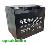 Krafton KC12-50 50Ah 12V UPS akkumulátor  (<b>2 db</b> szükséges)