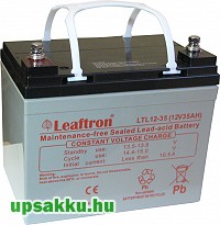 Leaftron LTL 35Ah 12V UPS akkumulátor (long-life, 10év)