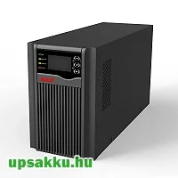 MUST EH5500 H1K 1kVA Online szinuszos tower LCD UPS szünetmentes tápegység (érk: dec. vége!) 
