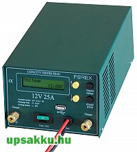   TE1225PD akkumulátor kapacitás mérő 12V/25A 