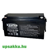 Krafton KCG12-150 150Ah 12V zselés-gél akkumulátor (long-life, 10év, ciklikus, szolár) 