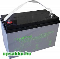 Leaftron LTG 100Ah 12V gél-zselés UPS és ciklikus akkumulátor (long-life, 10év)  (<b>4 db</b> szükséges)