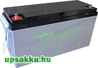 Leaftron LTG 150Ah 12V gél-zselés UPS és ciklikus akkumulátor (long-life, 10év)  (<b>2 db</b> szükséges)