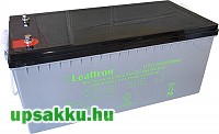 Leaftron LTG 200Ah 12V gél-zselés UPS és ciklikus akkumulátor (long-life, 10év) 