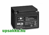 7 Stars SHL26 26Ah 12V UPS akkumulátor (long-life, 10év várható élettartam)  (<b>2 db</b> szükséges)