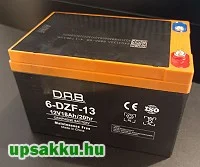 PK Bike 6-DZF-12 / 6-DZM-12 / 6-DZF-13 18Ah 12V ciklikus akku (pl. elektromos kerékpárhoz) zsákfuratos