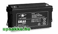 7 Stars SHL65 65Ah 12V UPS akkumulátor (long-life, 10év várható élettartam)