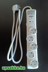   SRG5U 5-ös túlfeszültség-védő-elosztó fehér