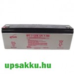 Genesis NP 2,3Ah 12V UPS akkumulátor<br><small>Mennyiségi egység (1 egység ezt takarja): 1 db</small>