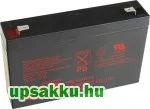 CSB HRL 9Ah 6V UPS akkumulátor HRL634WF2 (High-Rate + Longlife kb. 10 év)
