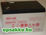 DataSafe 12HX50 12Ah 12V UPS akkumulátor (10 év) (1 db) (<b>2 db</b> szükséges)