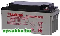 Leaftron LTL 65Ah 12V UPS akkumulátor (long-life, 10év)