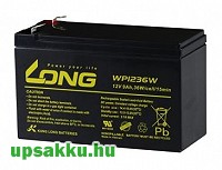 Long WP 9Ah 12V UPS akkumulátor WP1236W<br><small>Mennyiségi egység (1 egység ezt takarja): 1 db</small>