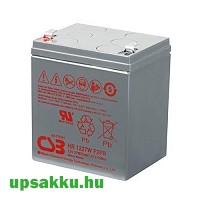CSB HR 6,5Ah 12V UPS akkumulátor HR1227WF2 High Rate! (5Ah-s fizikai méret!) (1 db) (<b>16 db</b> szükséges)