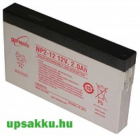 Genesis NP 2Ah 12V UPS akkumulátor