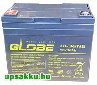 Long Globe U1-36NE 36Ah 12V ciklikus-kerekesszék akkumulátor