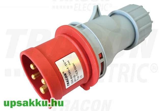 Csatlakozó Ipari lengő dugvilla 32A-6h 400V 3P+F IP44 (TICS-024H)