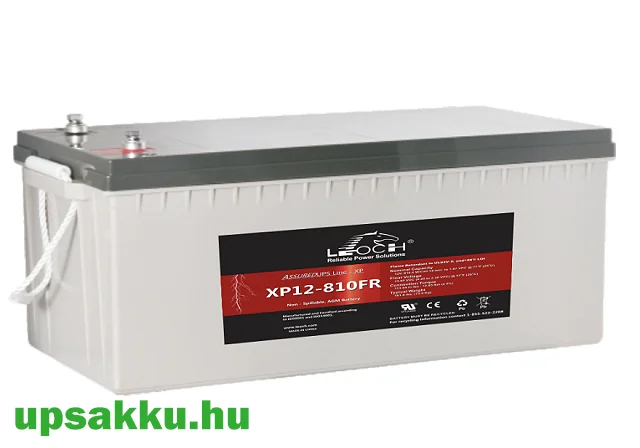 Leoch XP12-810 Ultra High-Rate + Very Long-Life akkumulátor (kb. 250Ah)