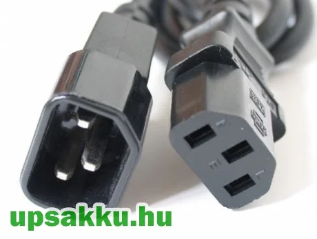 Kábel monitor kábel 230V C13-C14 rövid 0,3-1m használt