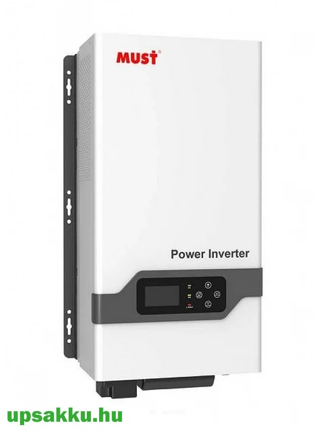MUST EP3000PLUS külső akkus szünetmentes tápegység (24V inverter) 3000W - TISZTA SZINUSZOS! - KIÁLLÍTOTT