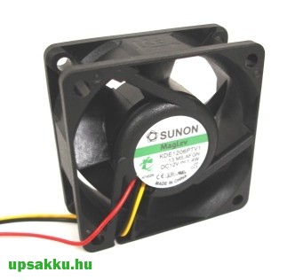 Sunon 60x60x25 12V ventilátor (3 vezetékes)<br><small>Mennyiségi egység (1 egység ezt takarja): 1 db</small>